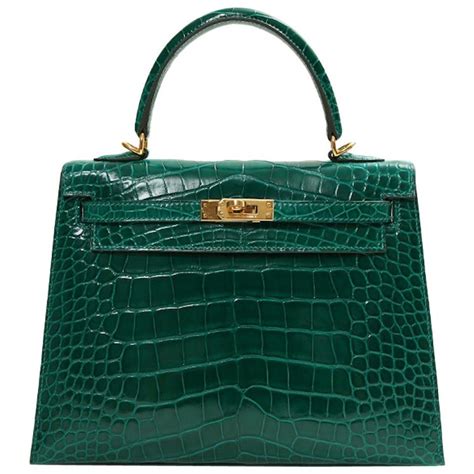 hermes kelly 25 croc|hermes kelly crocodile handbag.